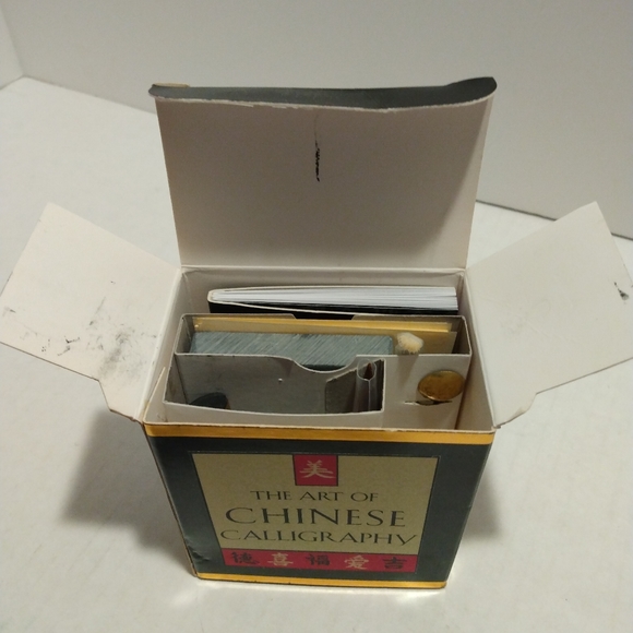 Vintage Chinese calligraphy kit. Unused. Original box. - Picture 1 of 4